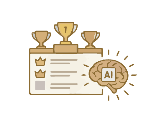 AI 智慧判斷廠商排名 icon